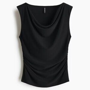 Black Sleeveless Blouse